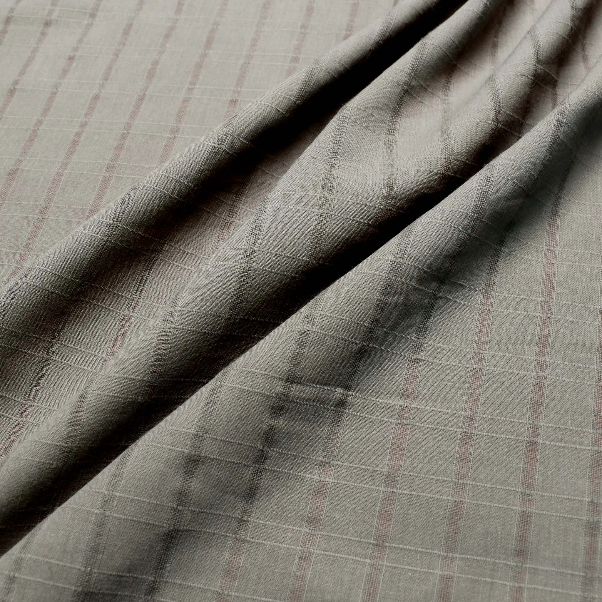 100% Cotton Voile - Khaki green