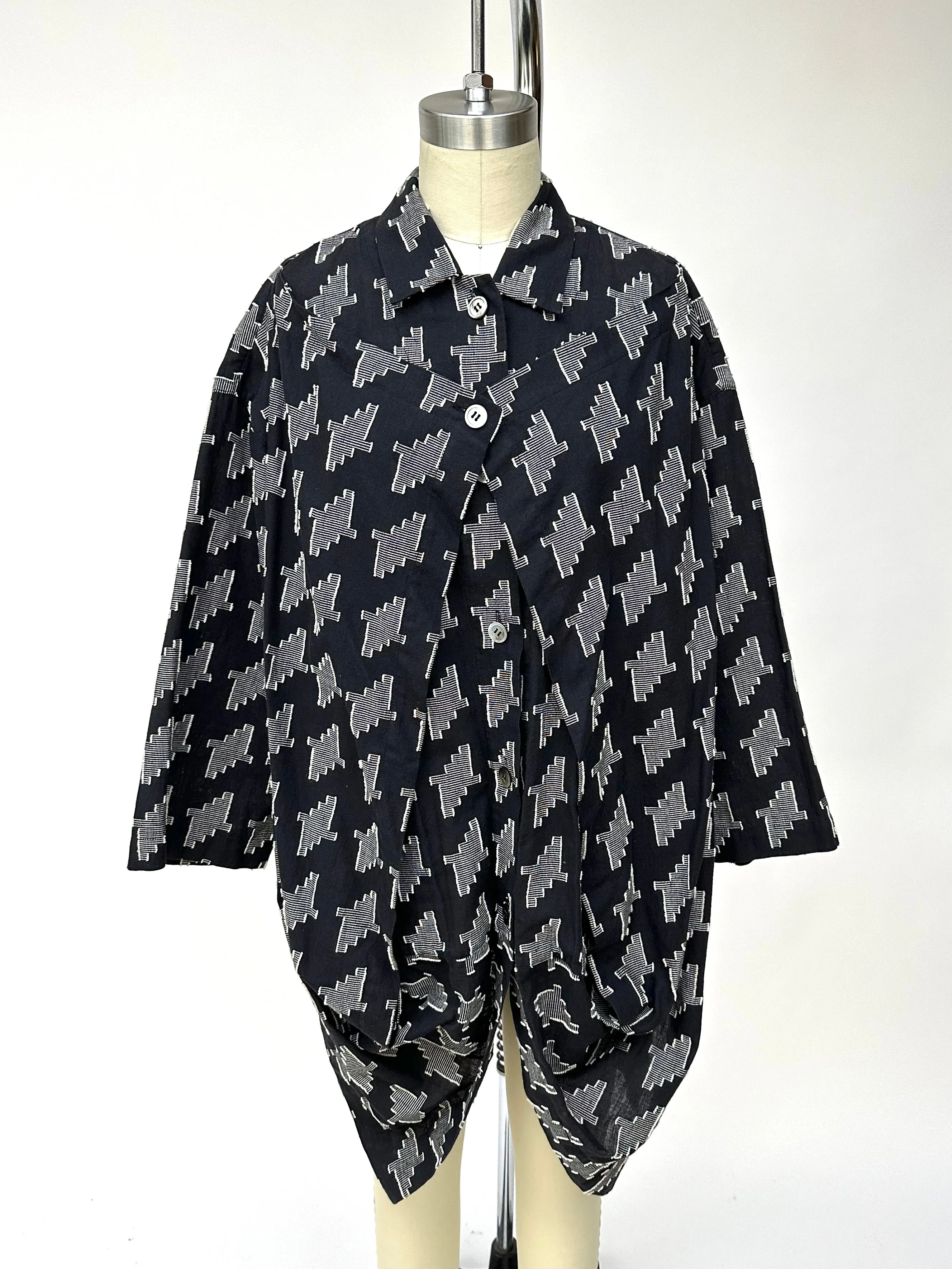 1980s Issey Miyake Jacquard Shirt