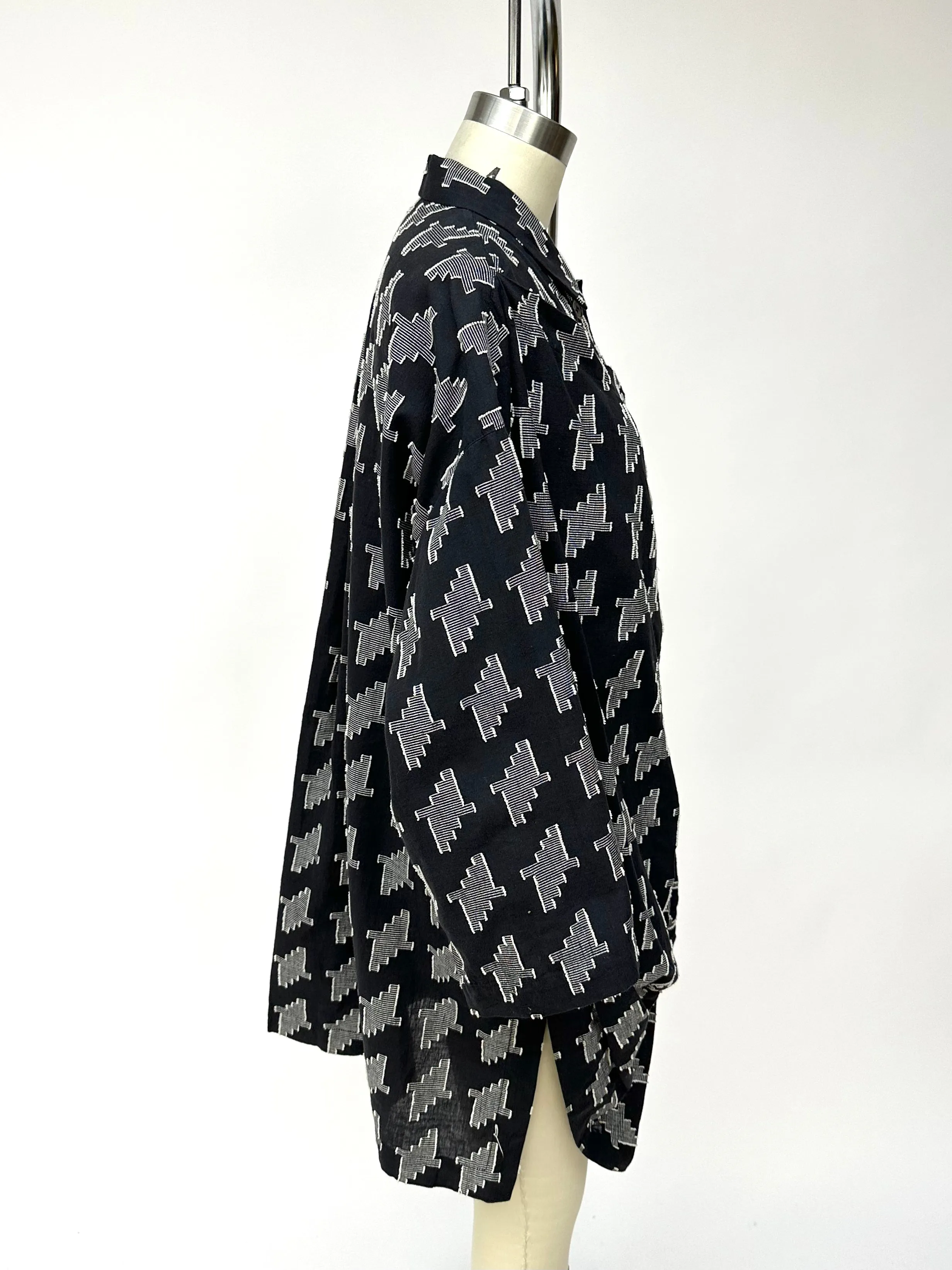1980s Issey Miyake Jacquard Shirt