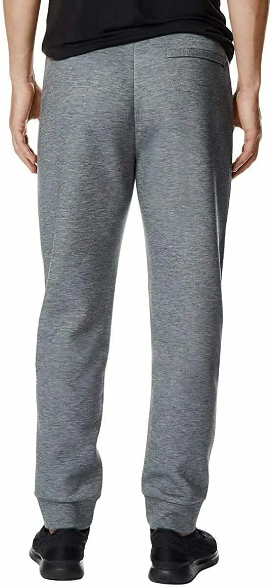 32 Degrees Mens Athletic Jogger Sweatpants Heather Gray W/ Zip-pockets