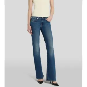 7 For All Mankind Mid Rise Boot Cut Stretch Medium Wash Faded Stretch Jeans 28