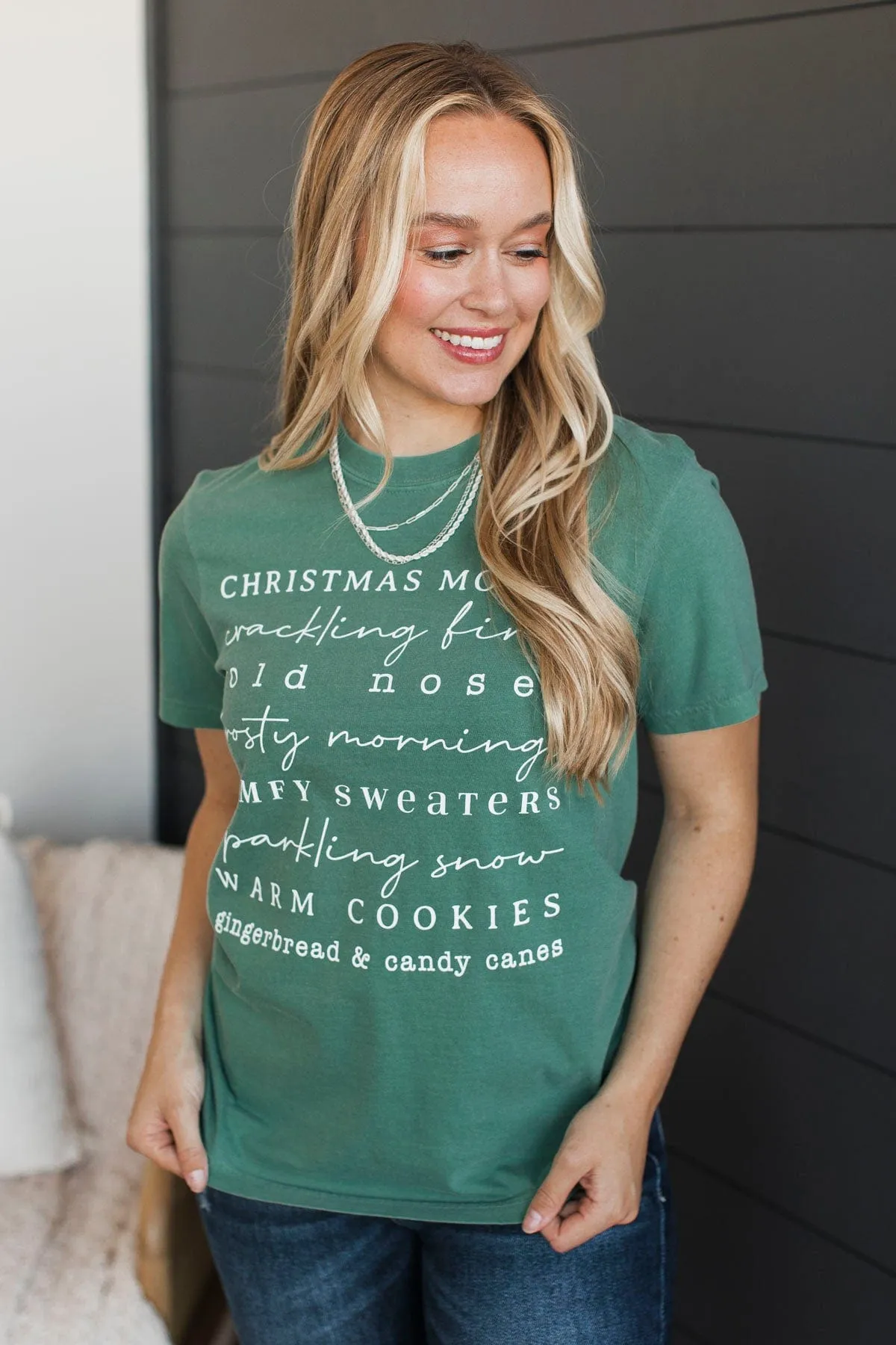 A Few Of My Favorite Things Graphic Tee- Green