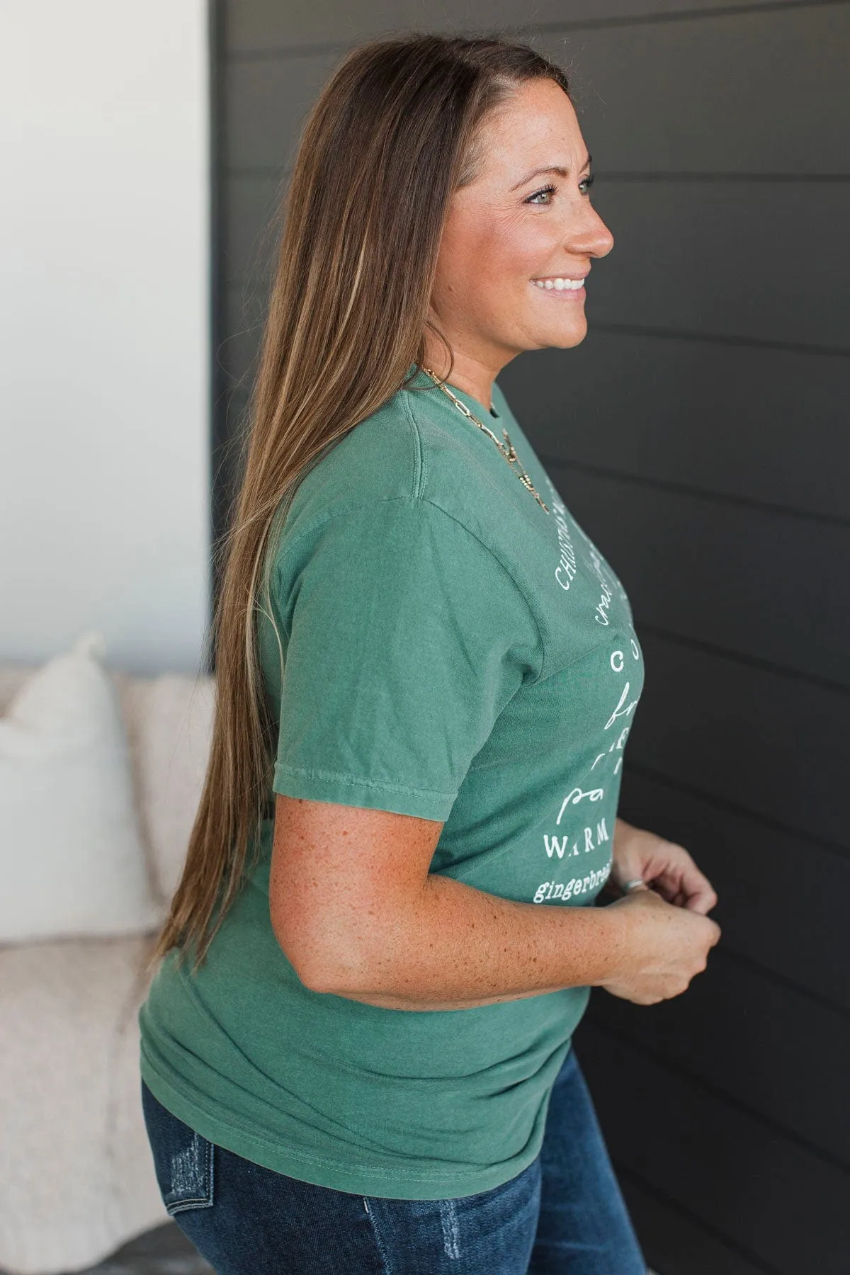A Few Of My Favorite Things Graphic Tee- Green