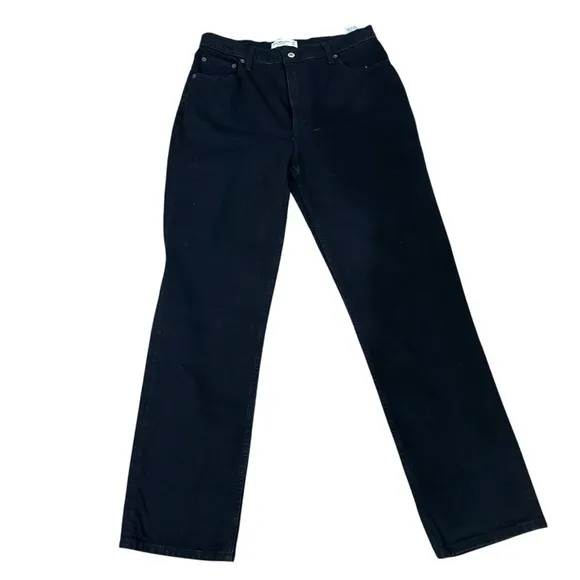 Abercrombie &amp; Fitch Women’s The 90s Straight Ultra High Rise Jeans Sz 31/12L GUC