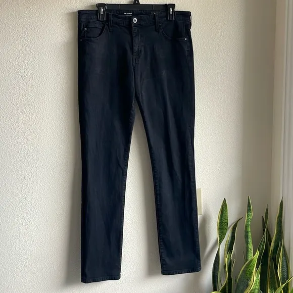 AG Adriano Goldschmied The Harper Essential Straight Leg Jeans Overdyed 32