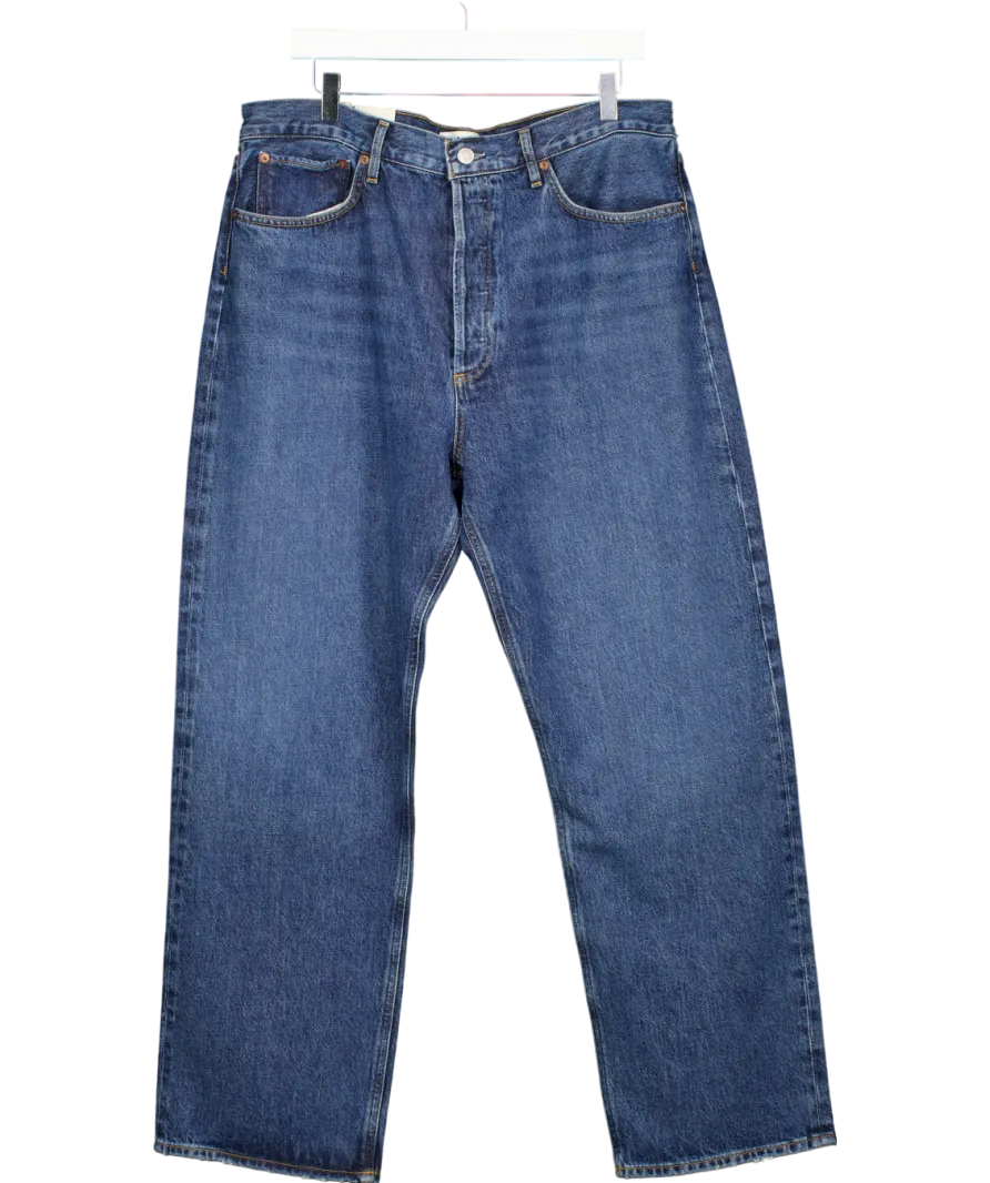 AGOLDE Blue 90s Mid Rise Loose Fit Jeans W33