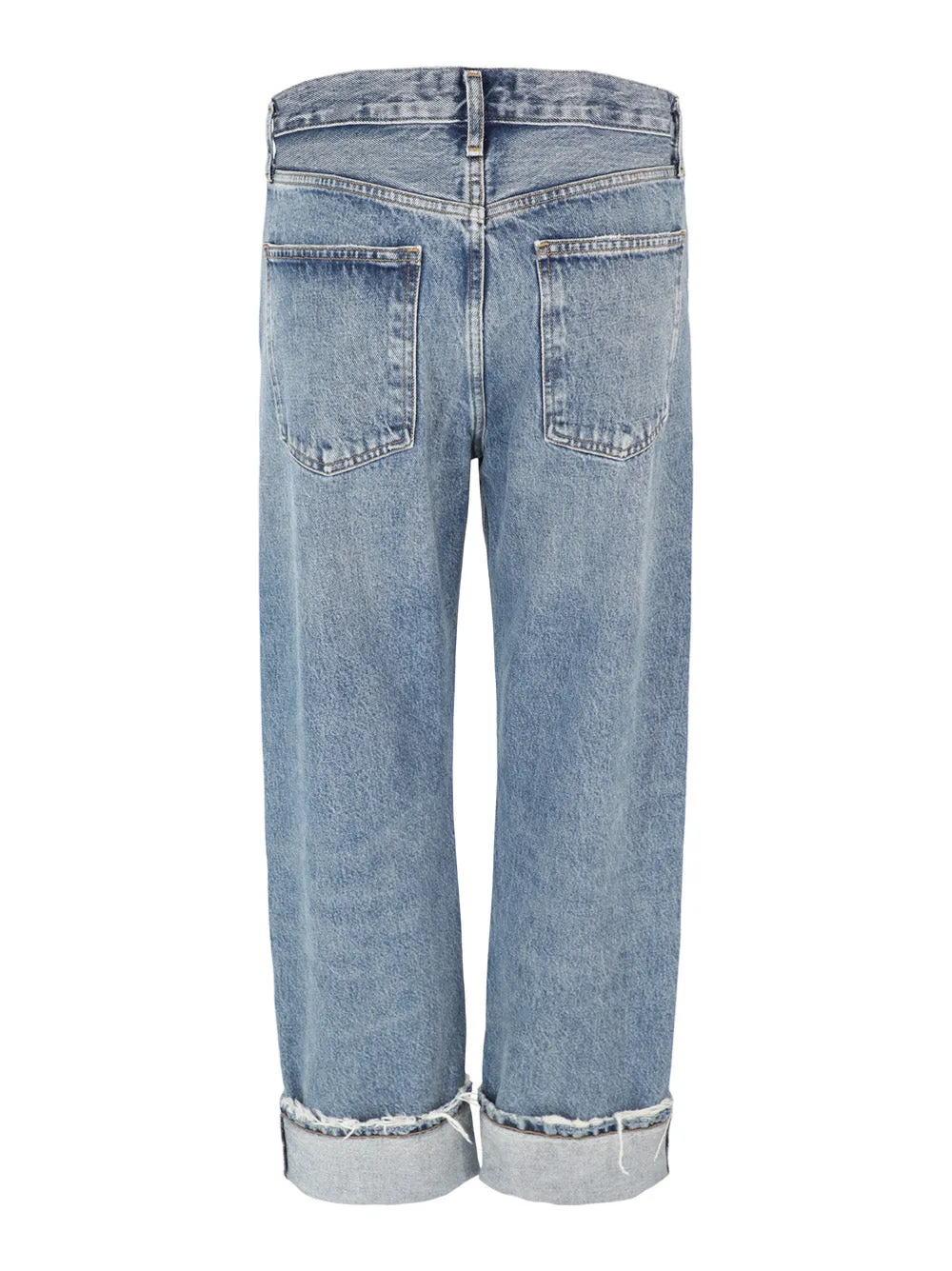 Agolde Fran Low Slung Straight Jean in Reign