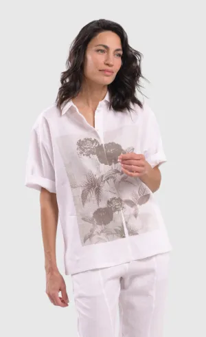 Alembika White Flowers Shirt