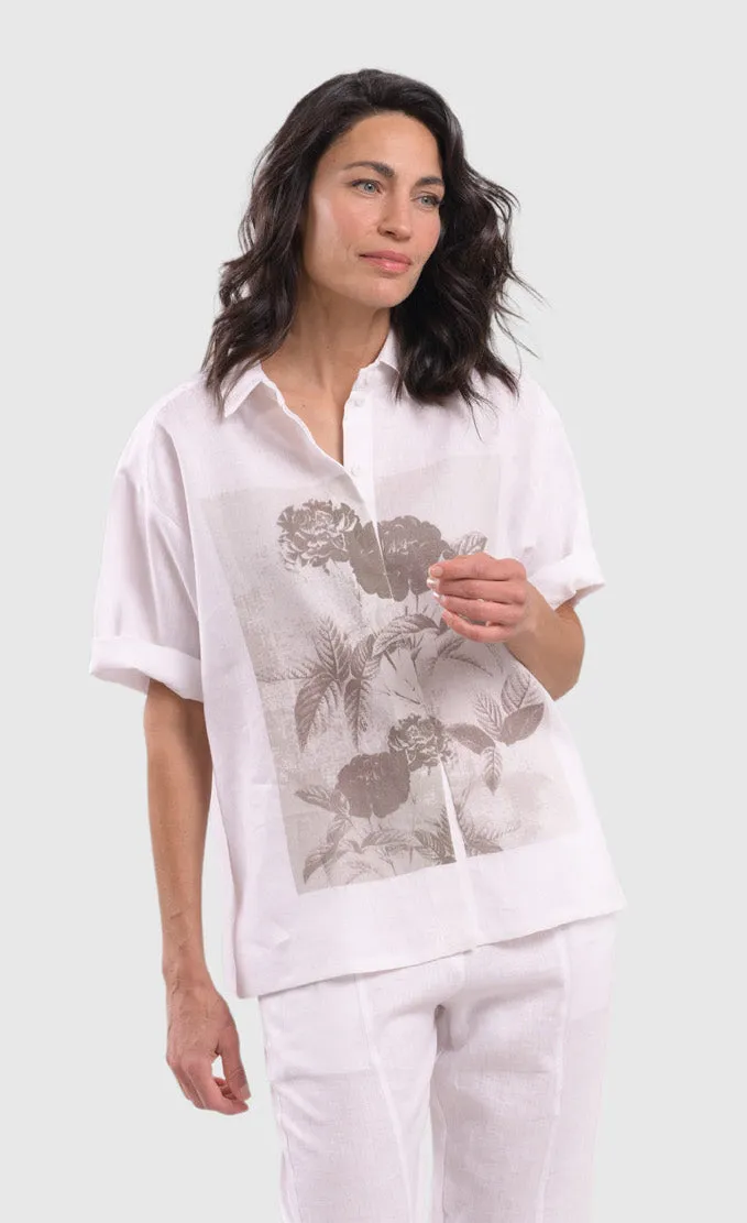 Alembika White Flowers Shirt