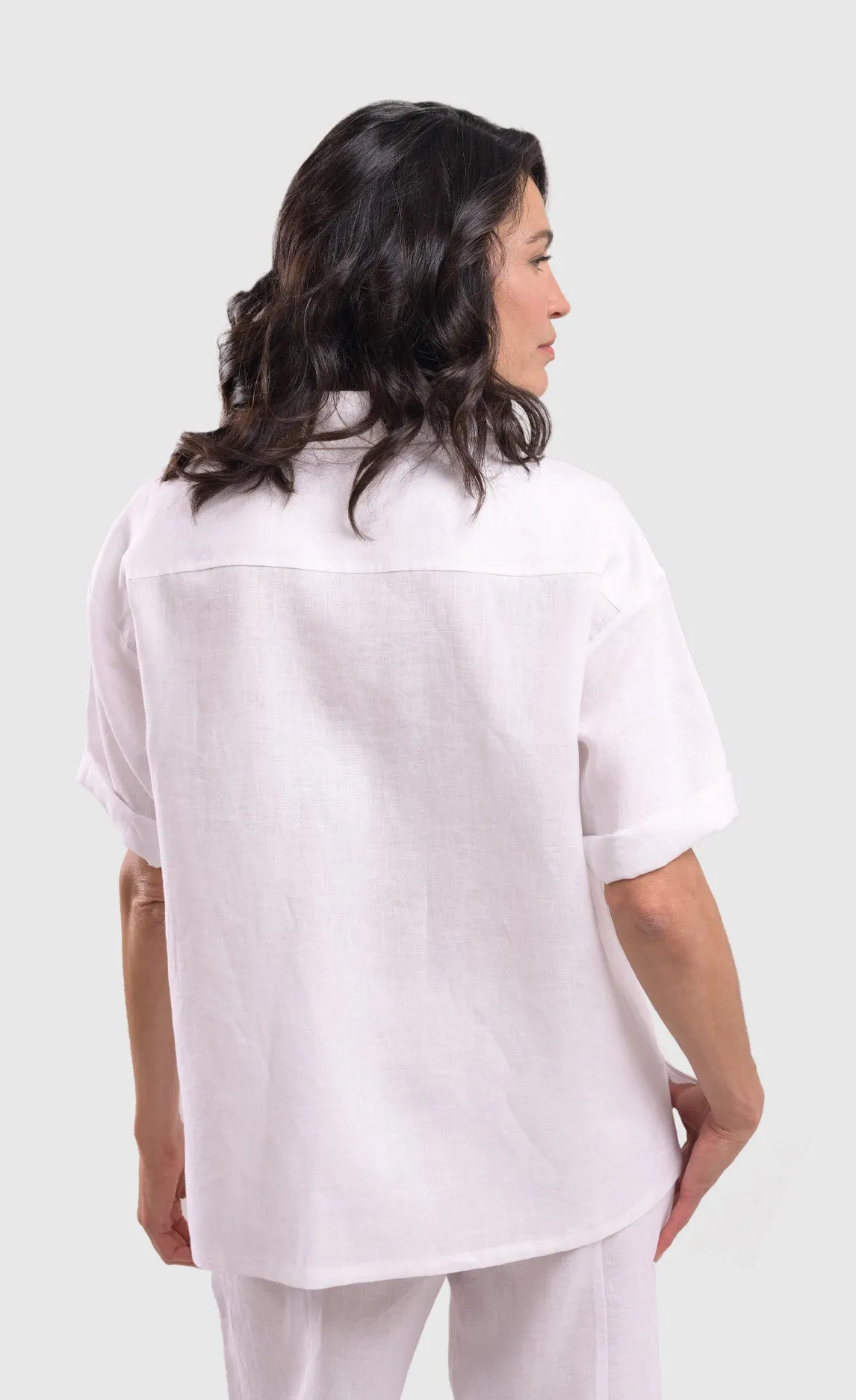 Alembika White Flowers Shirt