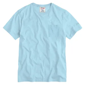 Alex Linen Light Blue T-Shirt