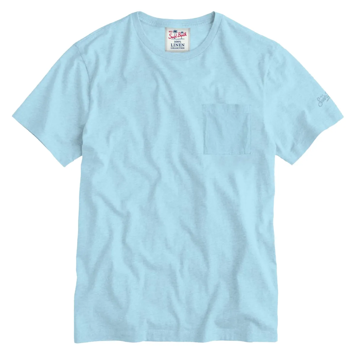 Alex Linen Light Blue T-Shirt