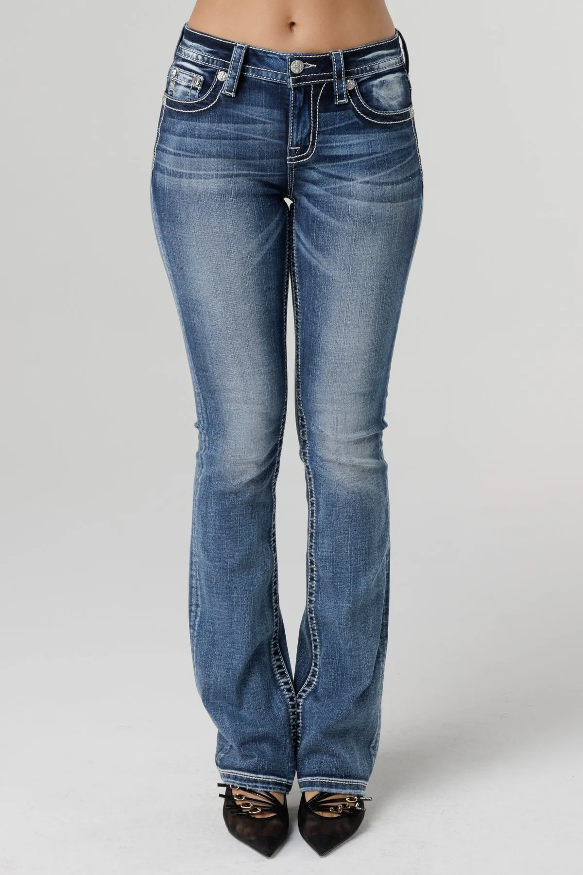 Americana Paisley Bootcut Jeans