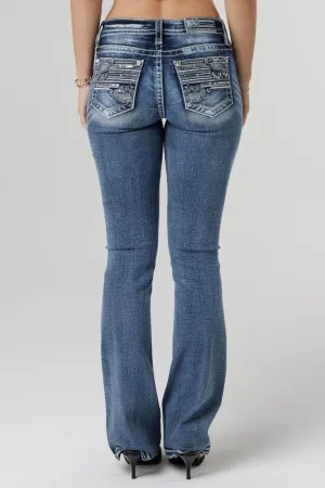 Americana Paisley Bootcut Jeans