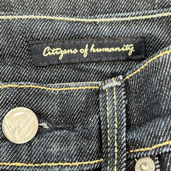 Anthropologie Citizens of Humanity Amber High Rise Bootcut Dark Wash Jeans 26