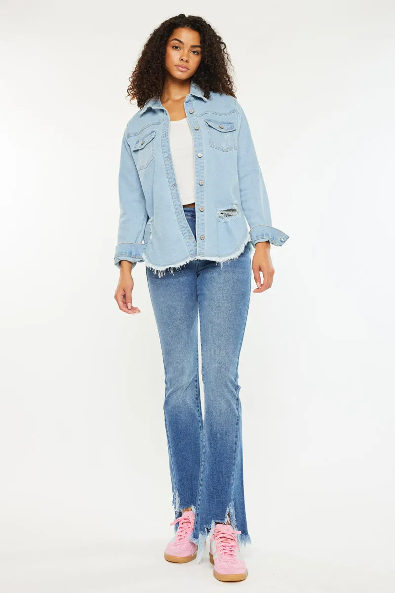 Antonia  High Rise Bootcut Jeans