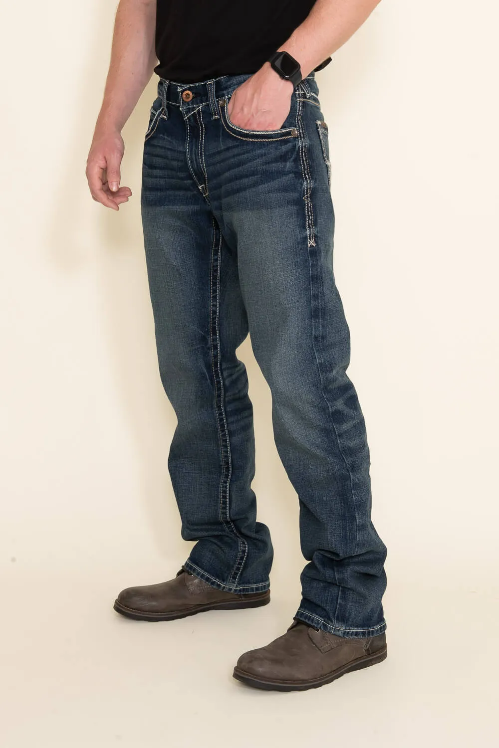 Ariat M5 Lennox Adkins Straight Leg Jeans for Men  | 10030275-LENNOX 18.5 LEG
