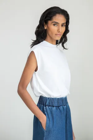 Aukai Organic Cotton Top in White