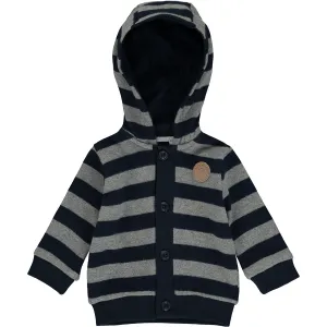 Baby Boy Navy Blue Cotton Cardigan