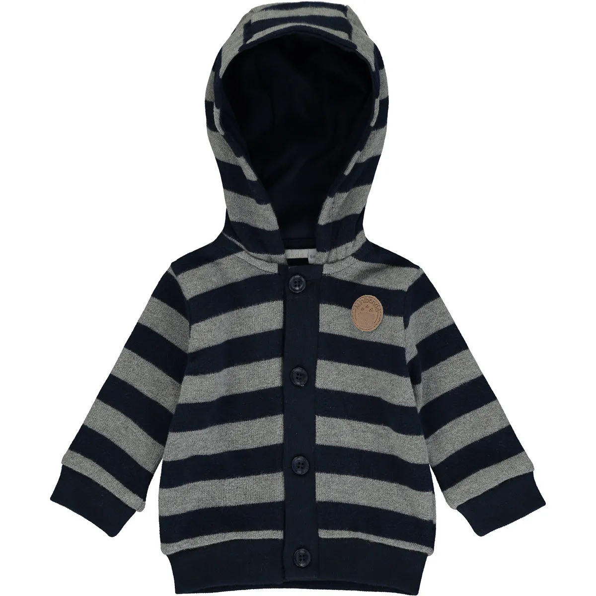 Baby Boy Navy Blue Cotton Cardigan
