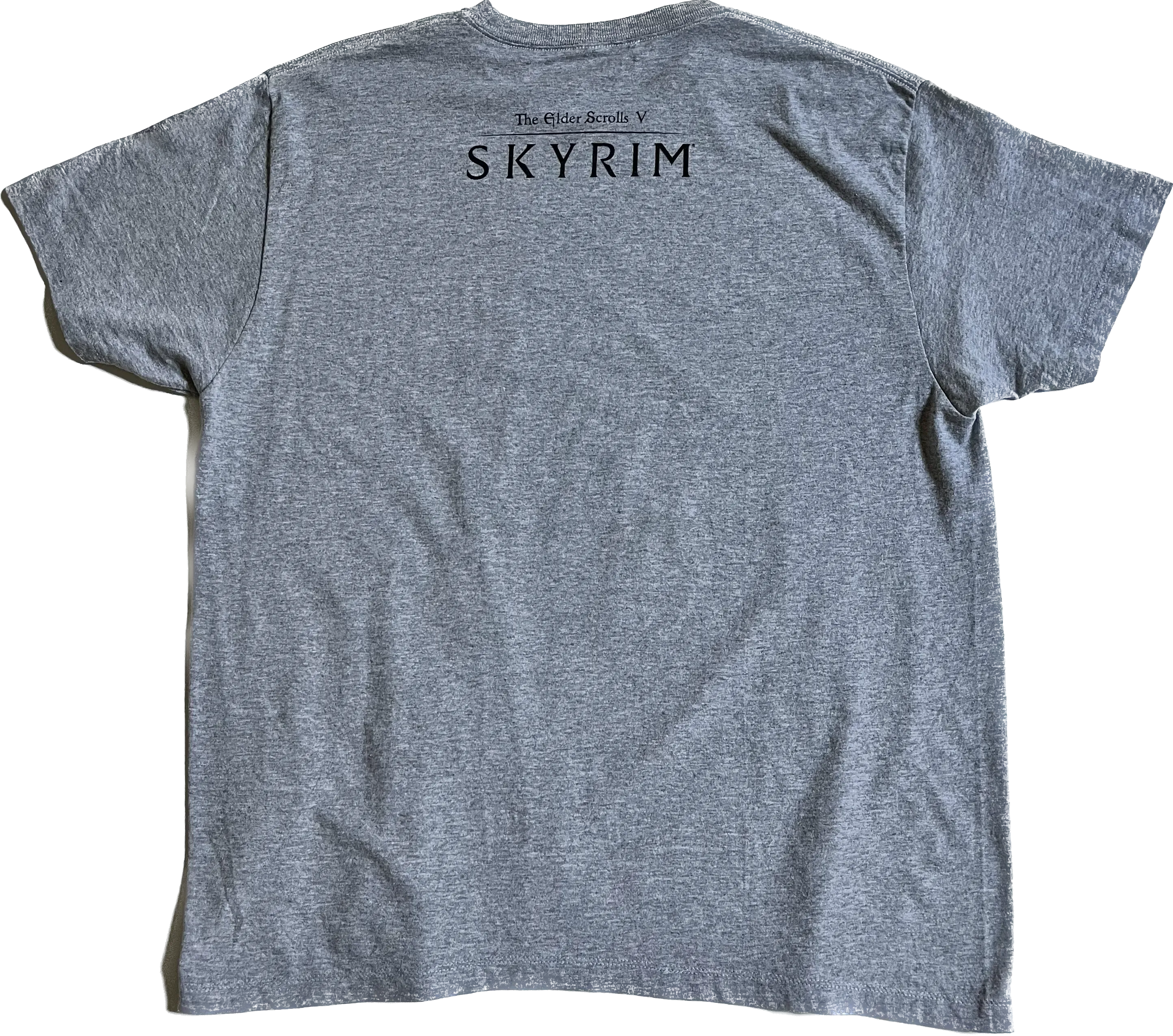 Bethesda Grey Skyrim The Elder Scrolls V Tee
