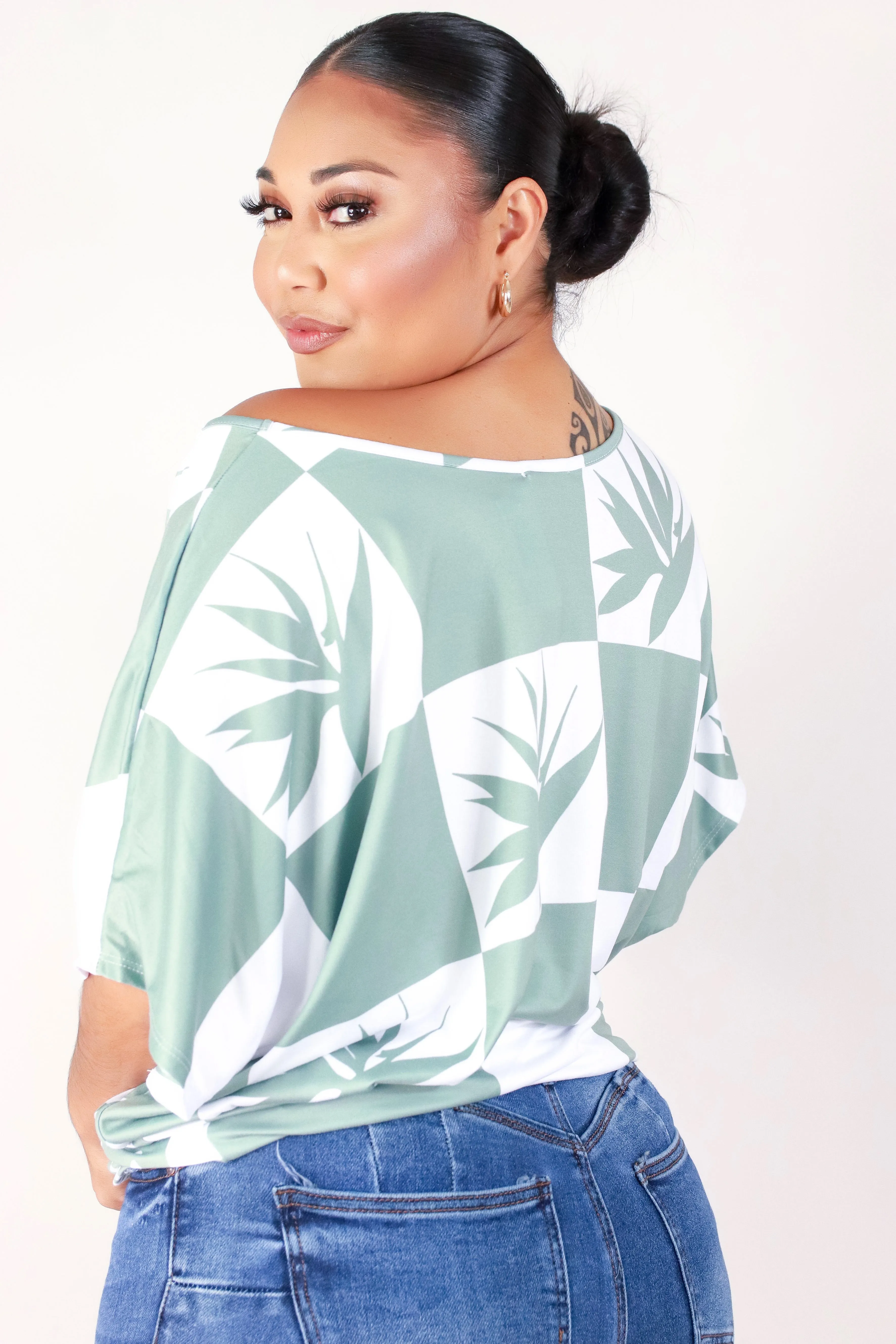 BIRD OF PARADISE DOLMAN TOP