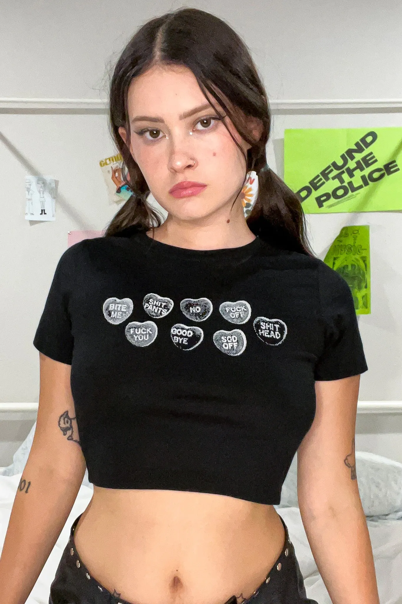 Bite Me Crop Tee