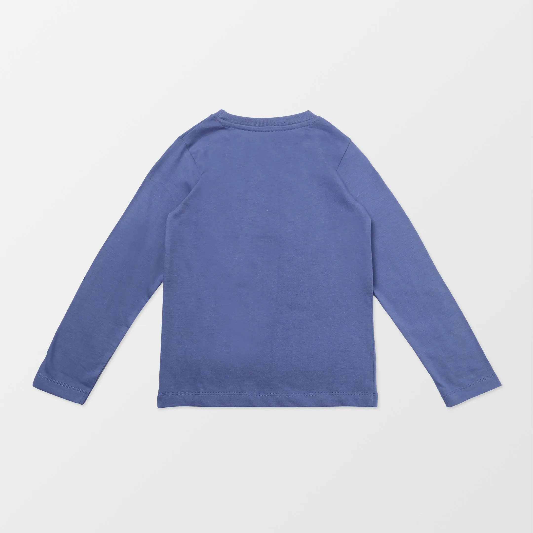 Blue Stay Wild Slogan Print Top