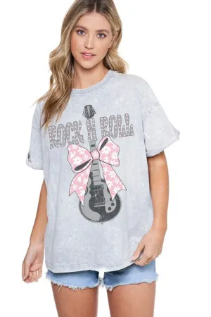 Bow Rock and Roll Graphic Tshirt