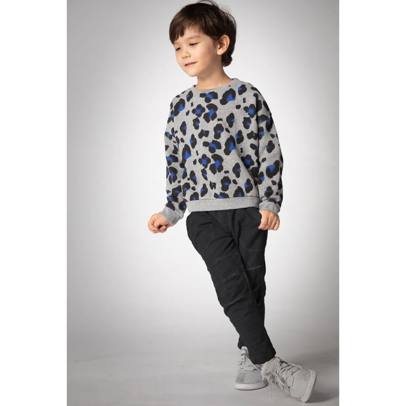 Bowie Top | Cheetah | Charcoal