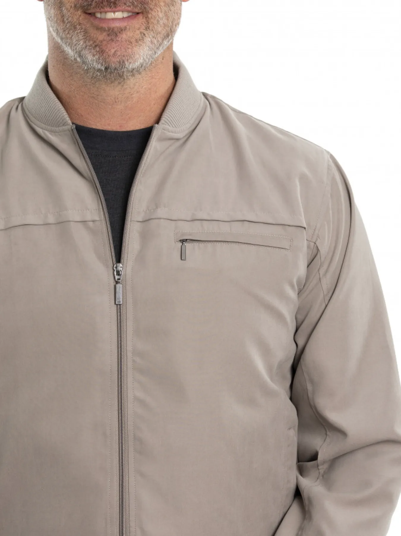 Breakaway Microfibre Bomber Jacket