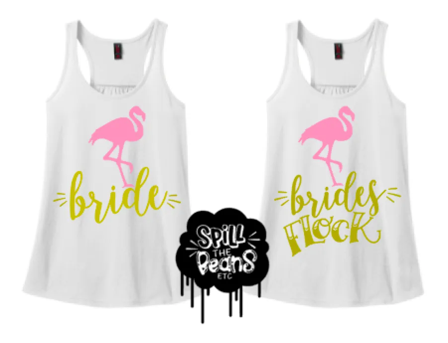 Bride / Bride's Flock Tee Or Tank
