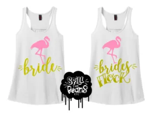 Bride / Bride's Flock Tee Or Tank