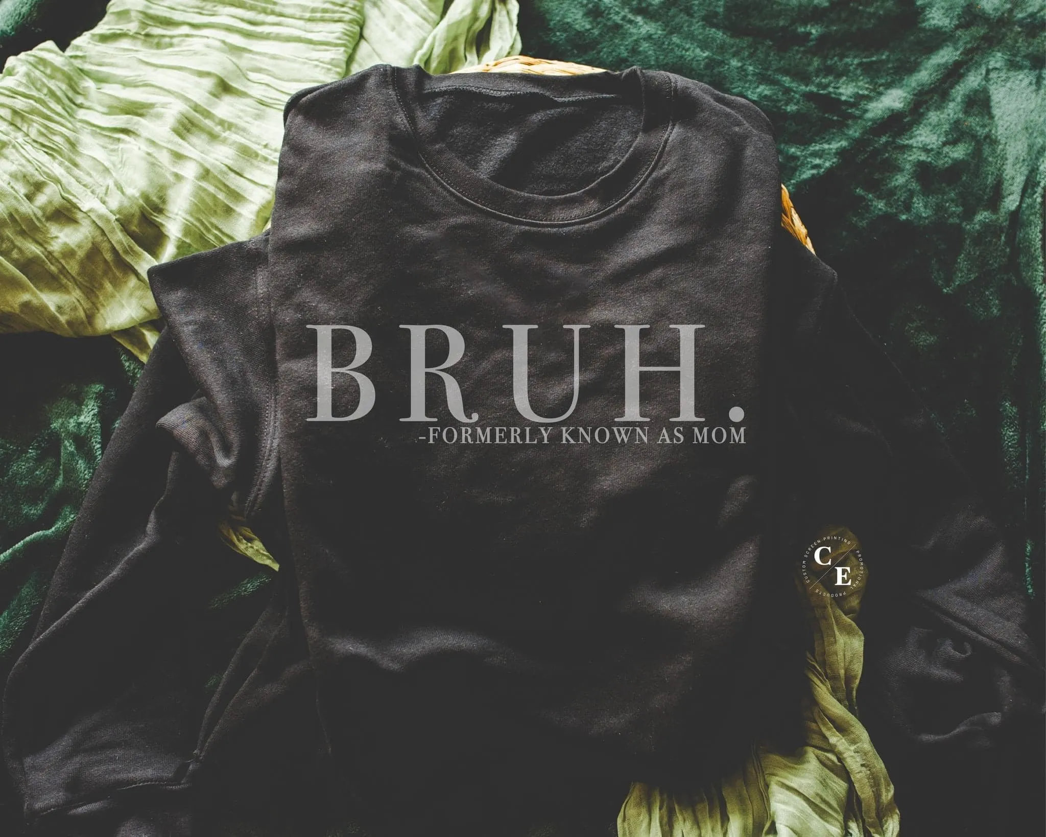 Bruh. Formerly Known As Mom Uni-Sex Crewneck Sweatshirt