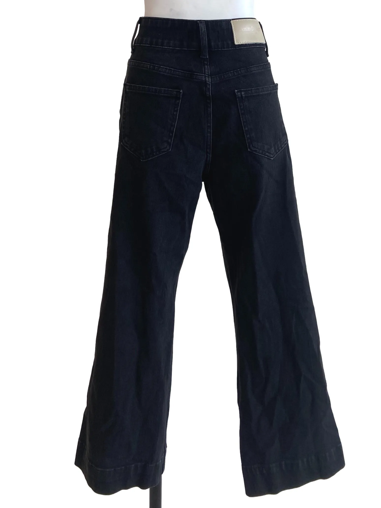 Charcoal Black Straight Jeans