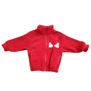 CHILD CANADA BOMBER JACKET RED