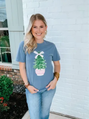 Christmas Tree Chinoiserie Tee