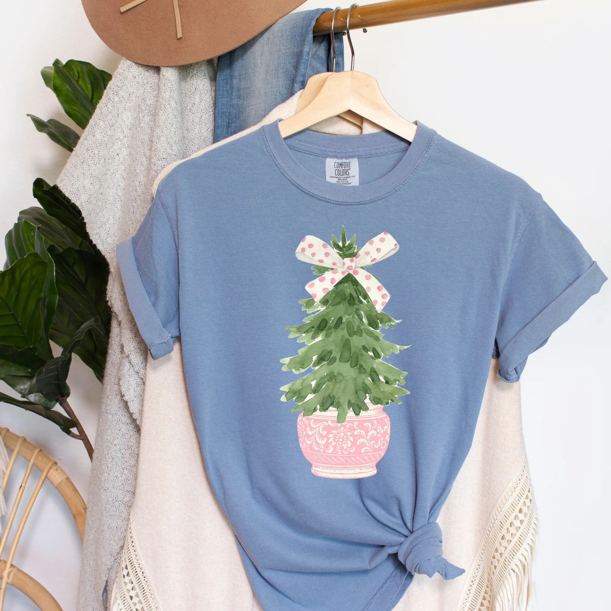 Christmas Tree Chinoiserie Tee