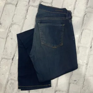 Citizens of Humanity Ava Jeans Low-Mid-Rise Straight Leg Dark Wash Blue Denim