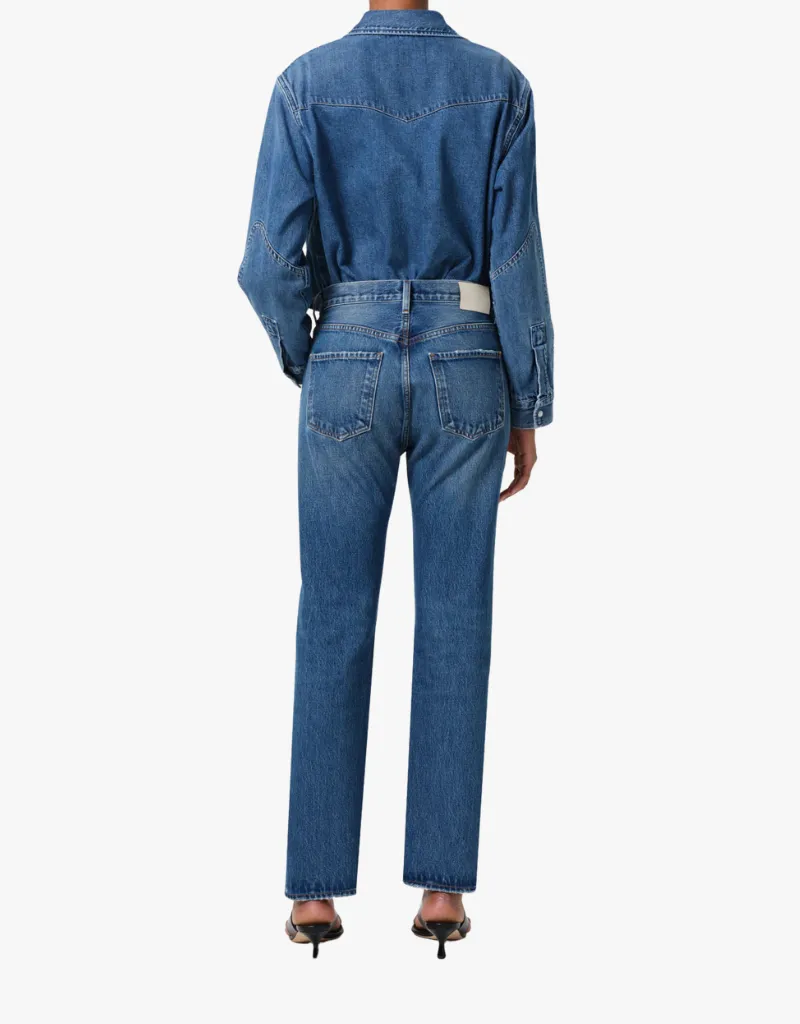 Citizens of Humanity Blaine High-Rise Straight Jeans in Chaya
