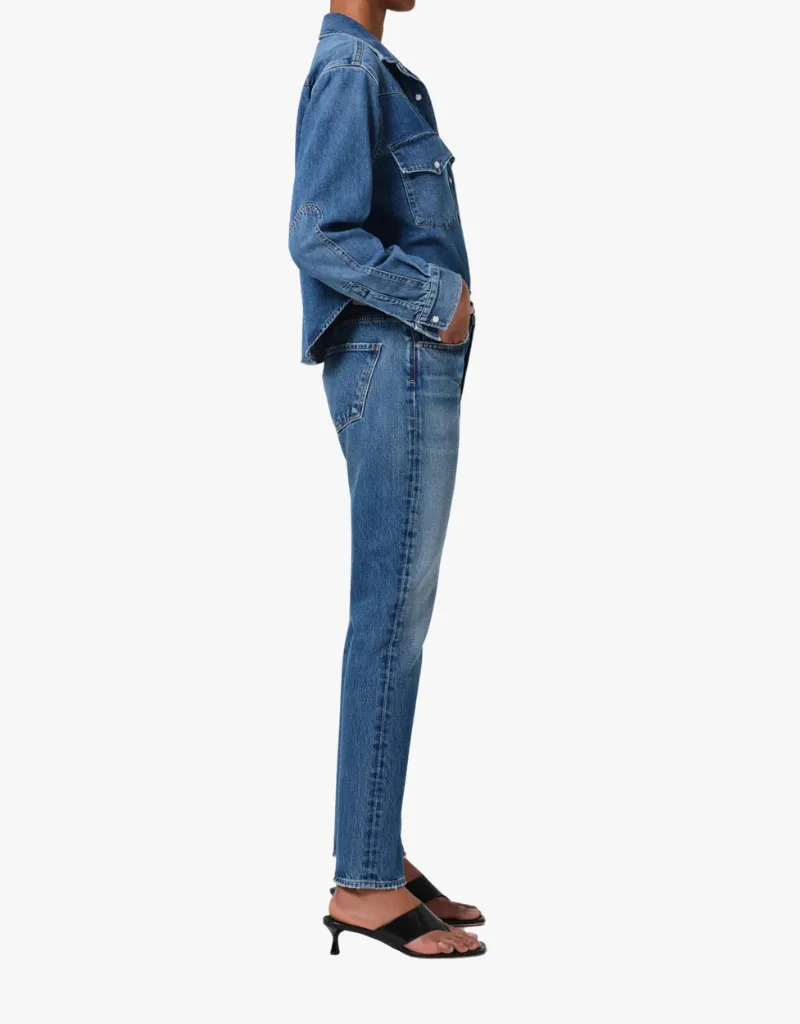 Citizens of Humanity Blaine High-Rise Straight Jeans in Chaya