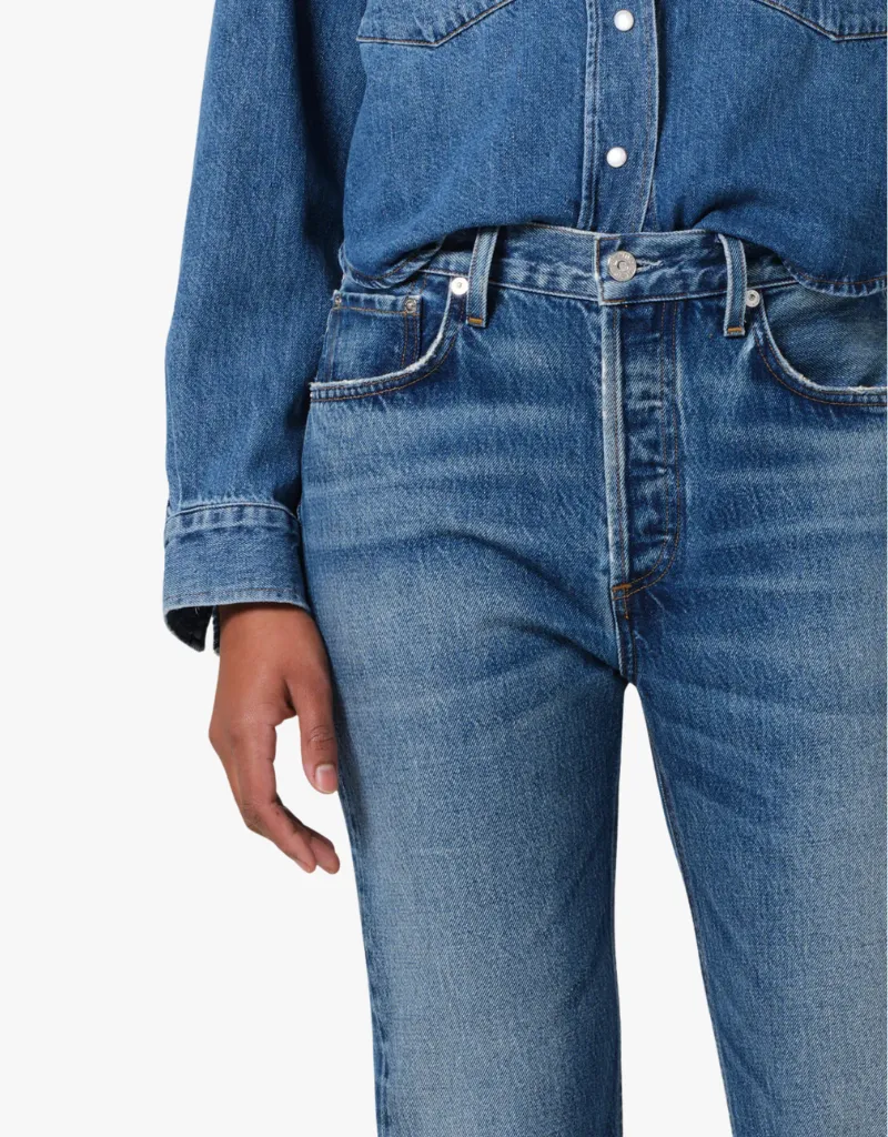 Citizens of Humanity Blaine High-Rise Straight Jeans in Chaya