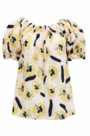 Cleo Top in Flower Print