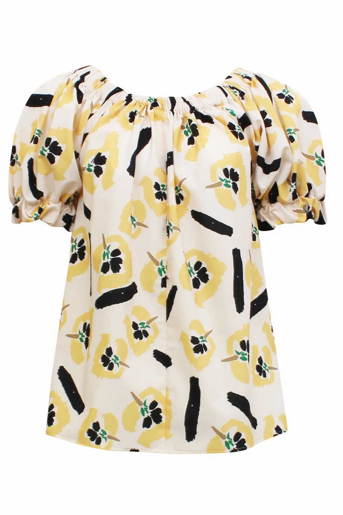 Cleo Top in Flower Print