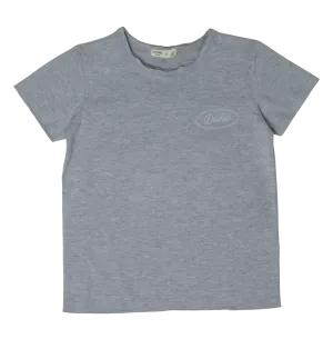 Cotton grey tee by Crew Kids