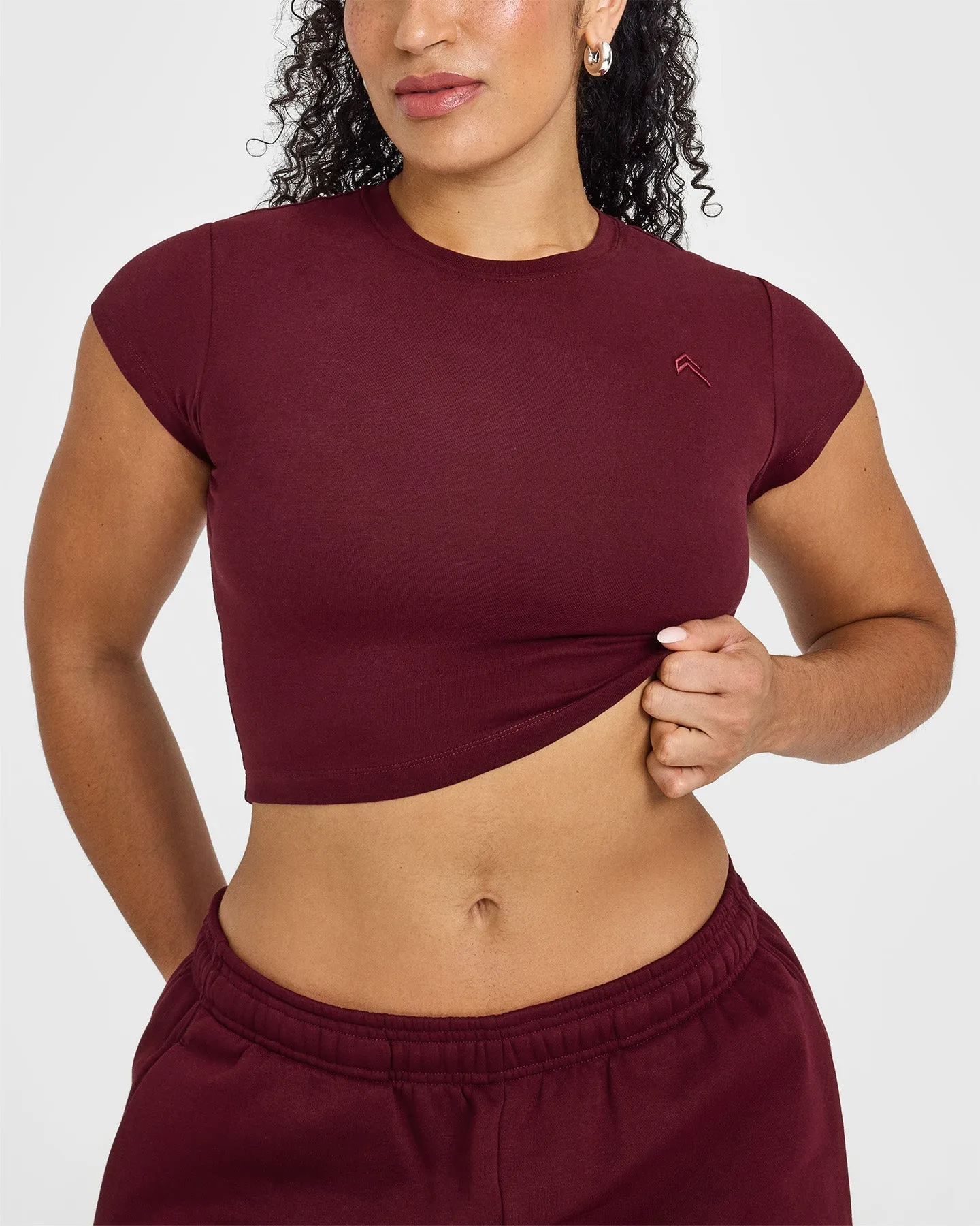 Cotton Icon Baby T-Shirt | Rosewood