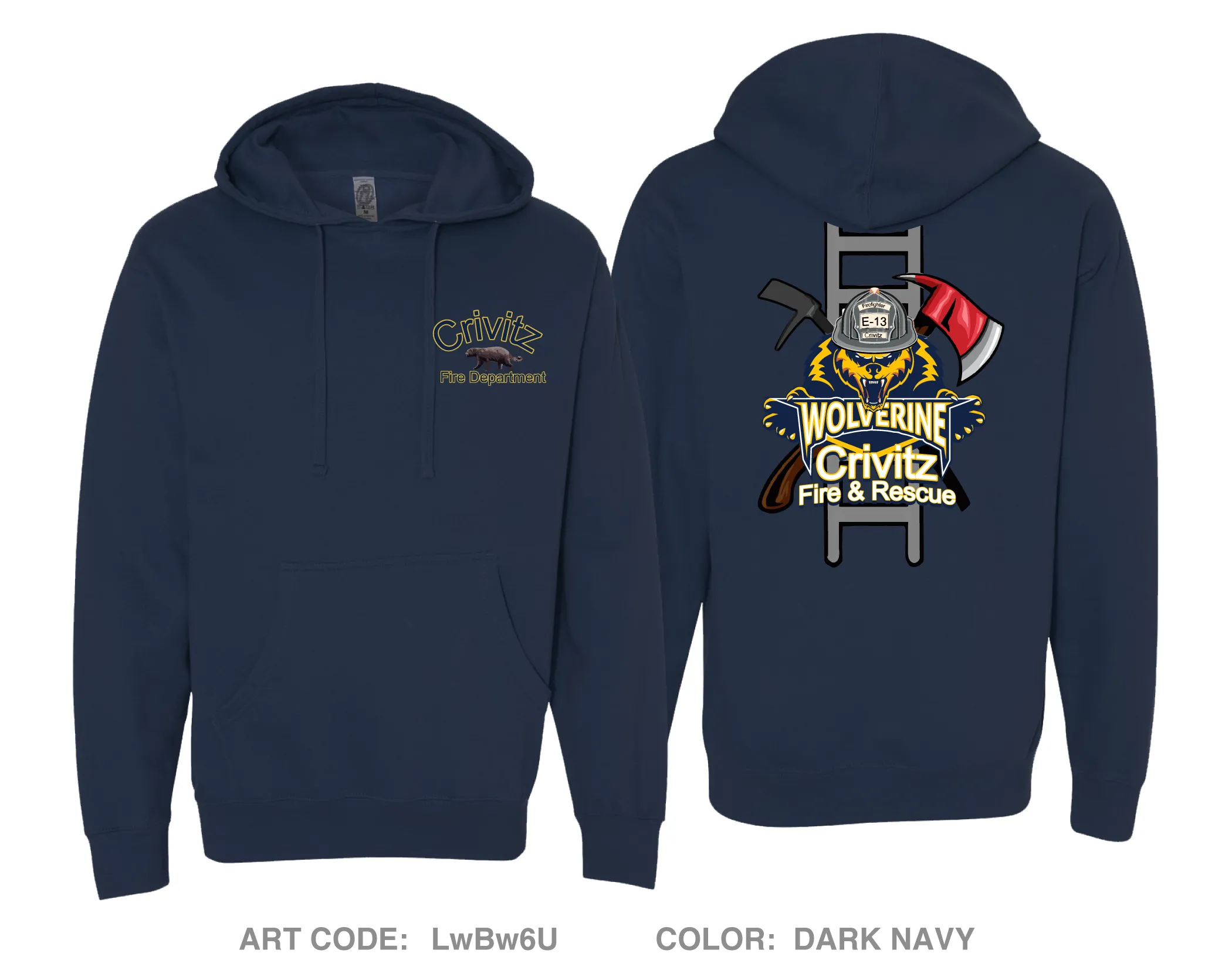 Crivitz fire and rescue Comfort Unisex Hooded Sweatshirt - LwBw6U