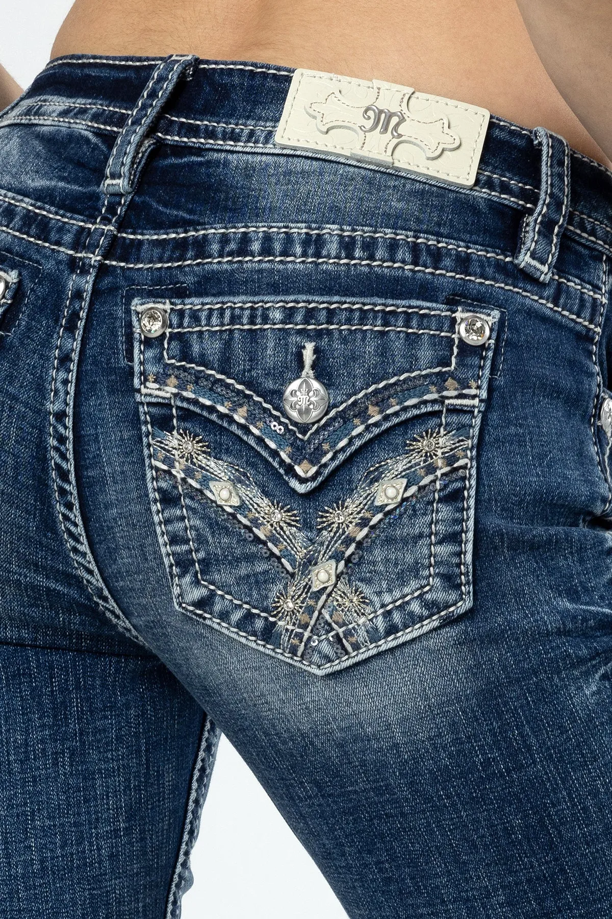 Cross Stars Bootcut Jeans