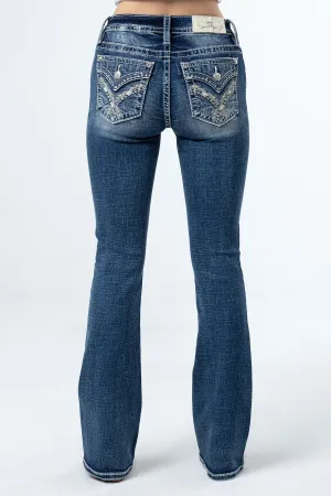 Cross Stars Bootcut Jeans
