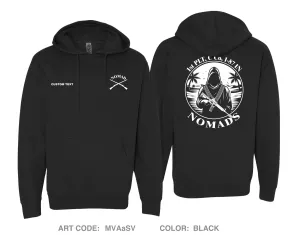 CUSTOM 1st PLT, C Co, 1-87 IN Comfort Unisex Hooded Sweatshirt - MVAaSV